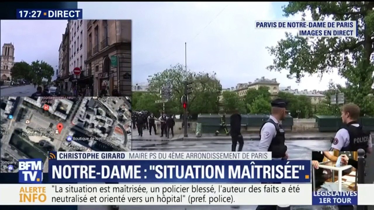 Notre-Dame: "La police a réagi avec beaucoup de rapidité", souligne le maire du 4ème arrondissement