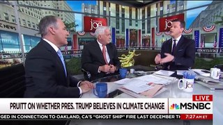 Morning Joe Stops EPA Chief Pruitt in His Tracks: 'This Interview Has to Stop'