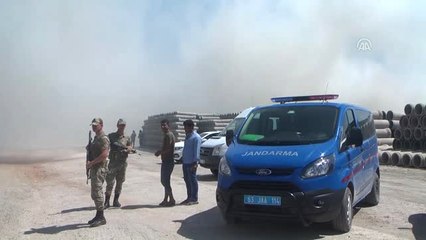 Şanlıurfa'da Gıda Deposunda Yangın