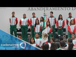 Abanderamiento de la delegación mexicana que irá a los Panamericanos 2015
