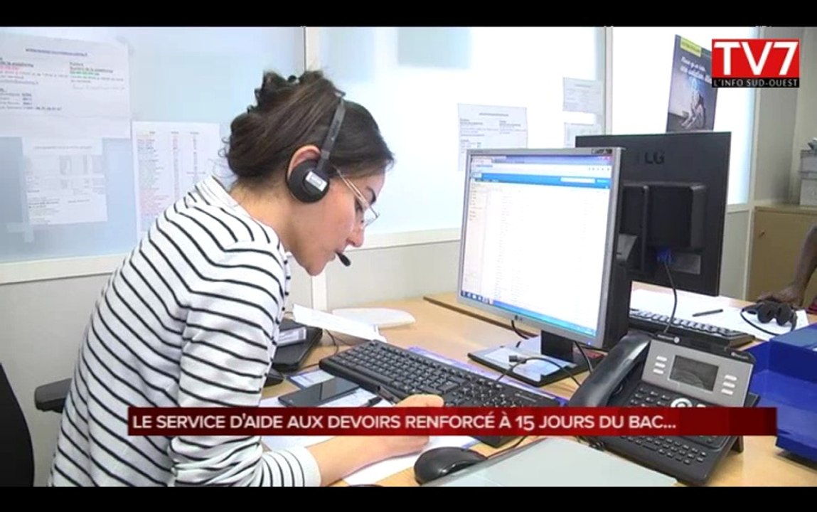 Aquitaine : le service d'aide aux devoirs renforcé à 15 jours du bac