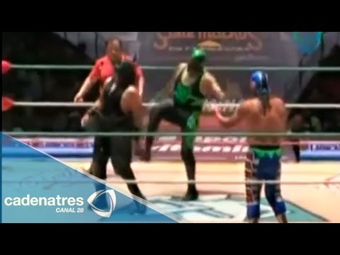 Oro jr, Soberano jr y Pegasso vs Sangre Azteca, Cancerbero y Raziel 20/05/2015
