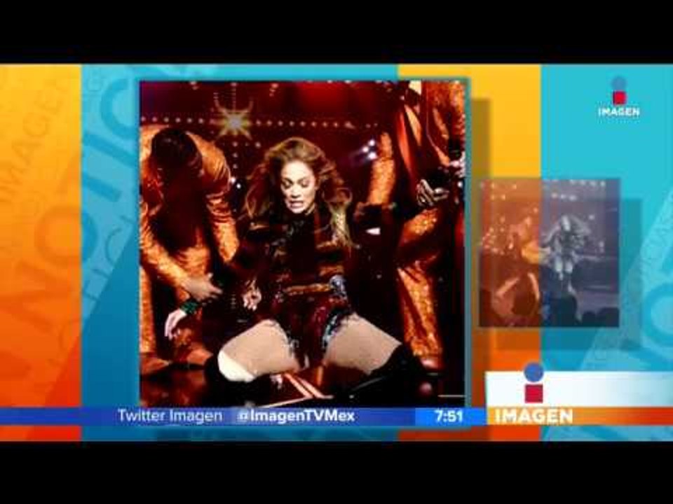 JLo cayó en el escenario y no pudo levantarse | Imagen Noticias con Francisco Zea