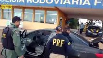 CARRO OFICIAL DA POLICIA FEDERAL FOI PRESO PELA PRF CARREGADO DE MACONHA