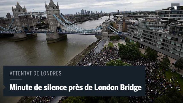 Attentat de Londres : au pied de London Bridge, une minute de silence en hommage aux victimes