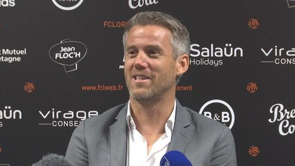 Ligue 2 - Lorient - Présentation de Mickaël Landreau à Lorient