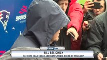 Bill Belichick Responds To Tom Brady's Alleged Concussion