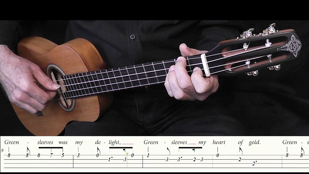 Greensleeves on Ukulele by Klaus Schindler