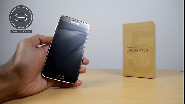 Samsung Galaxy S5 Gold Unboxing UK