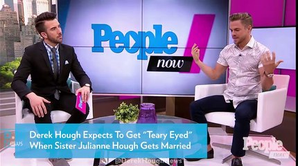 Derek Hough on People Now talking about WOD, Julianne's Wedding and Hayley - June 6, 2017