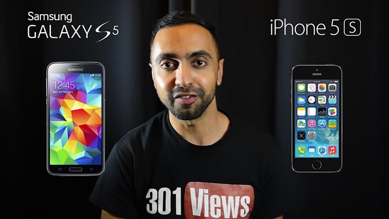 Samsung Galaxy S5 vs iPhone 5s