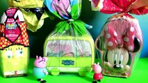 Cas pour enfants Pâques Oeuf géant tête souris porc Bob léponge jouet Peppa surprise minnie choco