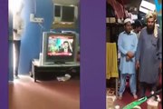 Pakistani fans destroying TV and very angry on Pak team after losing against India