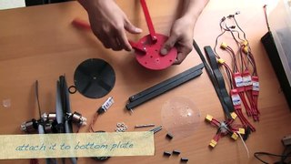 A DIY Quadcopter - Assembly - simple, cheap and easy.