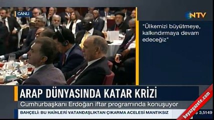 Cumhurbaşkanı Erdoğan'dan Katar açıklaması