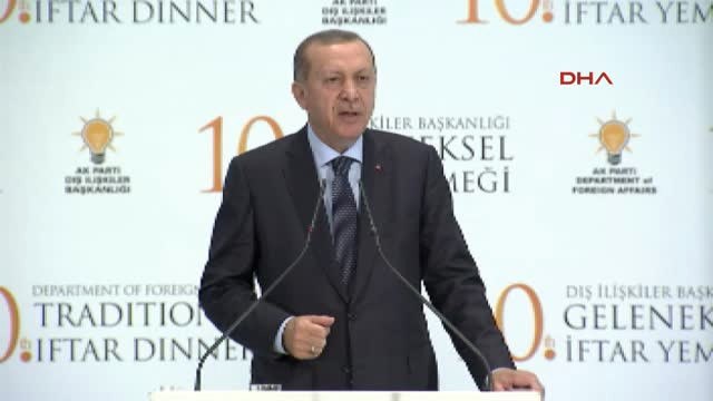 Cumhurbaşkanı Erdoğan ve Başbakan Yıldırım Büyükelçiler Iftarında Konuştu 5