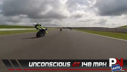 An Unlucky Biker Gets Lucky At 140MPH