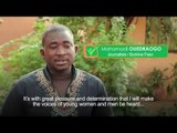 Mahamadi Ouédraogo, journaliste d'Agribusiness TV au Burkina Faso