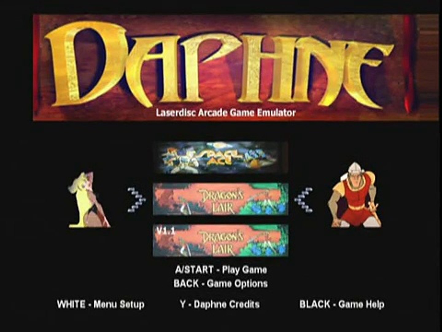 Daphnex Laserdisc Emulator For Xbox With Dragon S Lair Intro Xbox Laserdisc Emulator Video Dailymotion