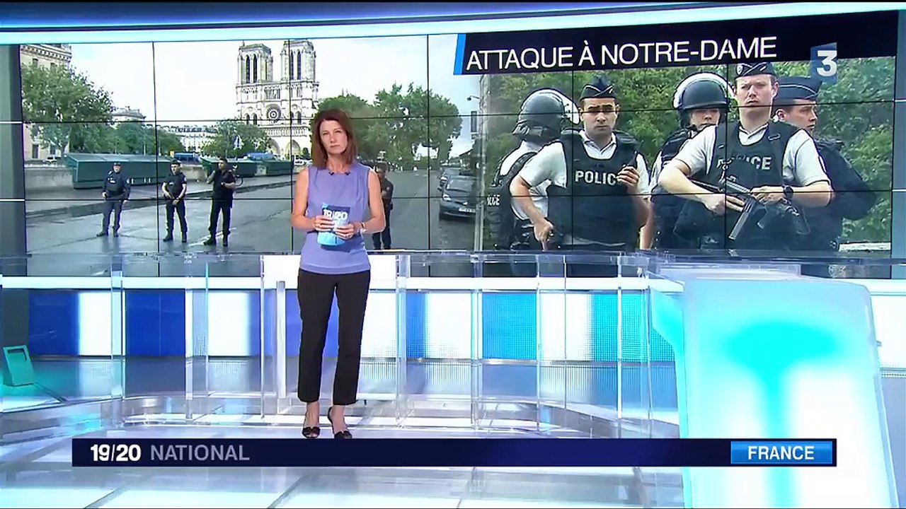 Paris : un policier agressé sur le parvis de Notre-Dame