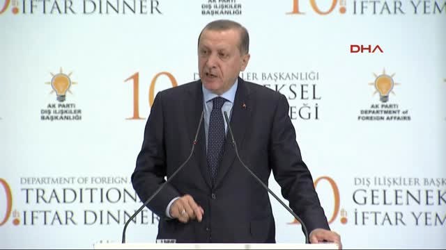 Cumhurbaşkanı Erdoğan ve Başbakan Yıldırım Büyükelçiler Iftarında Konuştu 6