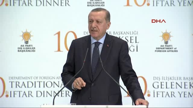 Cumhurbaşkanı Erdoğan ve Başbakan Yıldırım Büyükelçiler Iftarında Konuştu 5