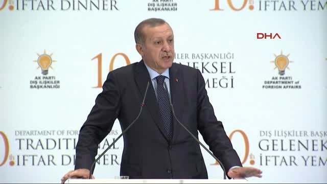 Cumhurbaşkanı Erdoğan ve Başbakan Yıldırım Büyükelçiler Iftarında Konuştu 7