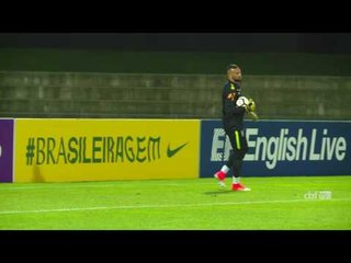 Seleção Brasileira: Weverton destaca dedicação em treinamento antes de enfrentar a Argentina