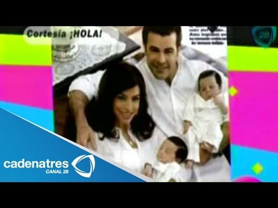 Eduardo Capetillo y Bibi Gaytán presentan a sus mellizos