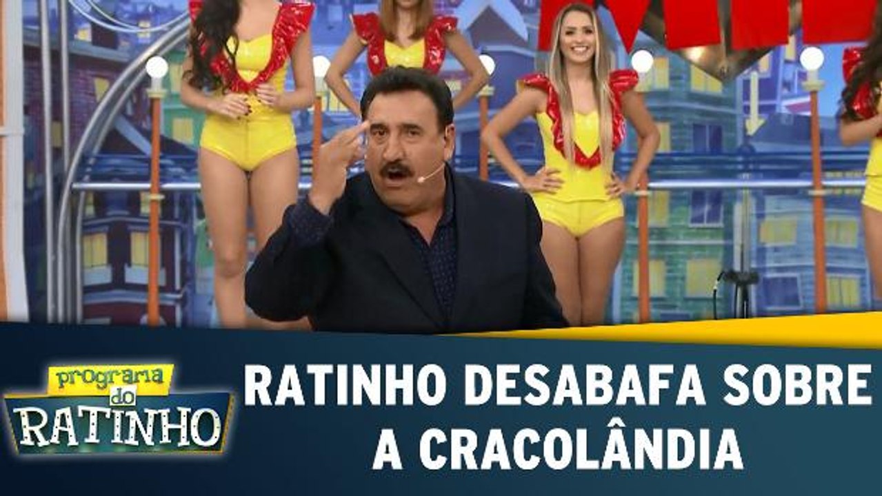 Ratinho desabafa sobre a Cracolândia