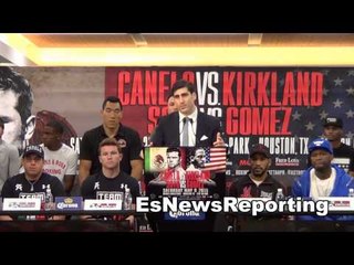 HBO vice president gives EsNews a shout out at canelo vs kirkland presser