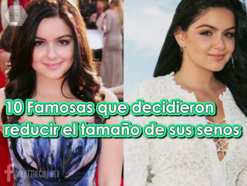 Famosas que se redujeron senos