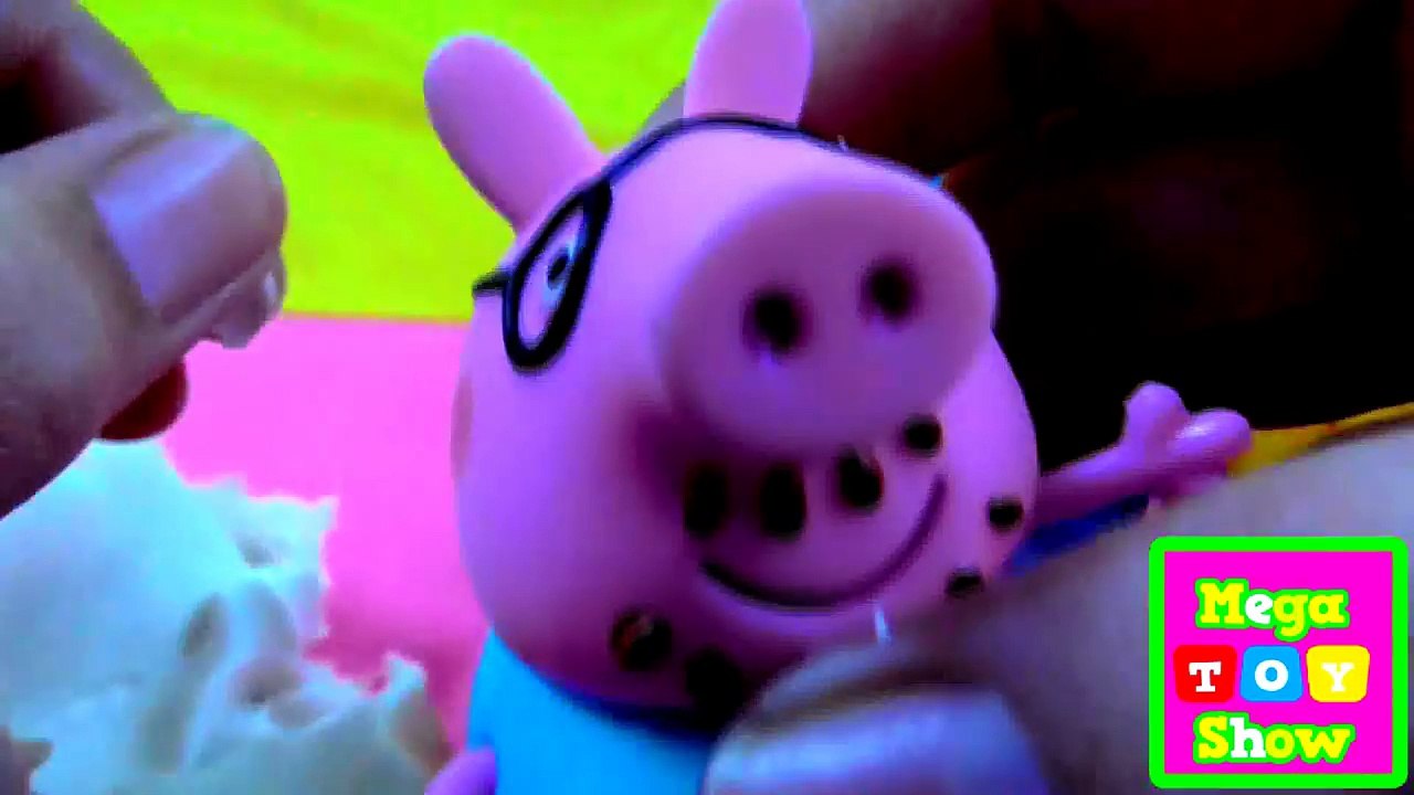 Aprender colores jugar espuma para Niños sorpresa huevos cerdo dedo familia canción vivero también