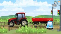 Amarillo Tractor y Camiones y Amigos Videos Para Niños - Carritos Para Niños