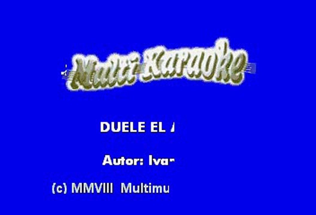 Duele El Amor - Alegres de la Sierra (Karaoke)