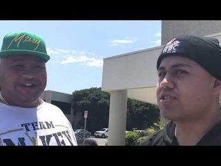 Two Superstars Frank The Cook And Bon Bon !!! esnews boxing