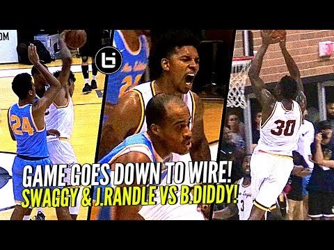 Nick Young & Julius Randle VS Baron Davis at Drew League! Swaggy Gets PISSED & Tells Ref YOU SUCK