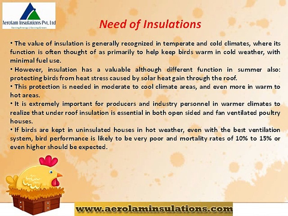 Need of Insulation in Poultry Farm | Poultry Farm Insulation