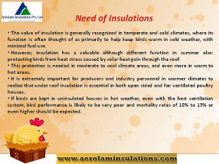 Need of Insulation in Poultry Farm | Poultry Farm Insulation
