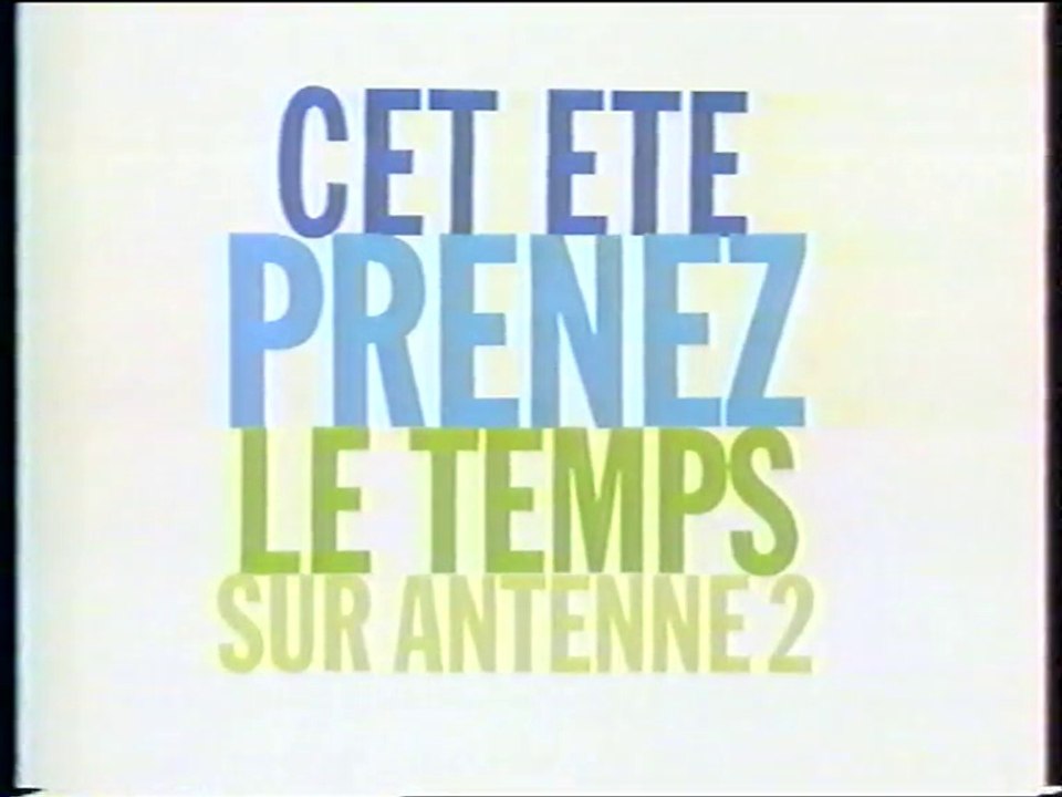 Antenne 2 - 9 Juillet 1992 - Pubs, teaser, bug antenne avec interlude, début "Journal du Tour"