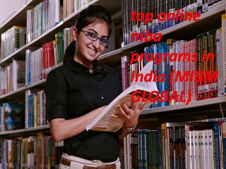One of the top online mba programs in India