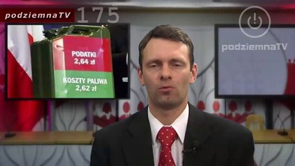 podziemna TV - PiS i PO to tacy sami OSZUŚCI ! - podatki, cena benzyny
