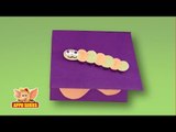 Arts & Crafts - How to Make a Caterpillar Greeting Card