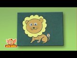 Arts & Crafts - How to Make Lion Greeting Card