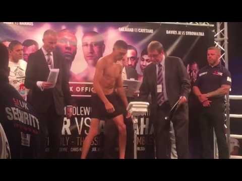 Lee Selby Weigh In and Faceoff - esnews boxing