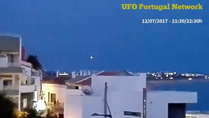 Fenómeno luminoso 'bola' Armação de Pêra 12/13 de Julho 2017