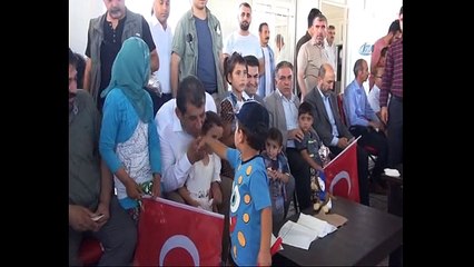 Suriyeliler 15 Temmuz şehitlerini andı