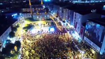 15 Temmuz’un Yıl Dönümünde 2016 Metrelik Türk Bayrağı Taşıdılar