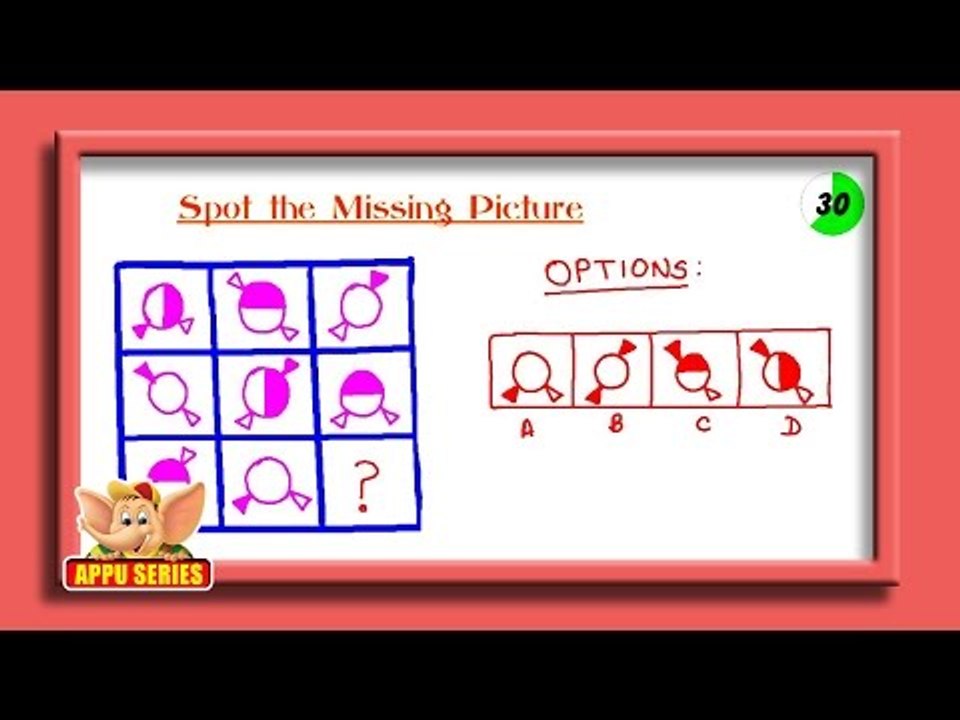 Missing Object Series - Complete the Colour Code Sequence