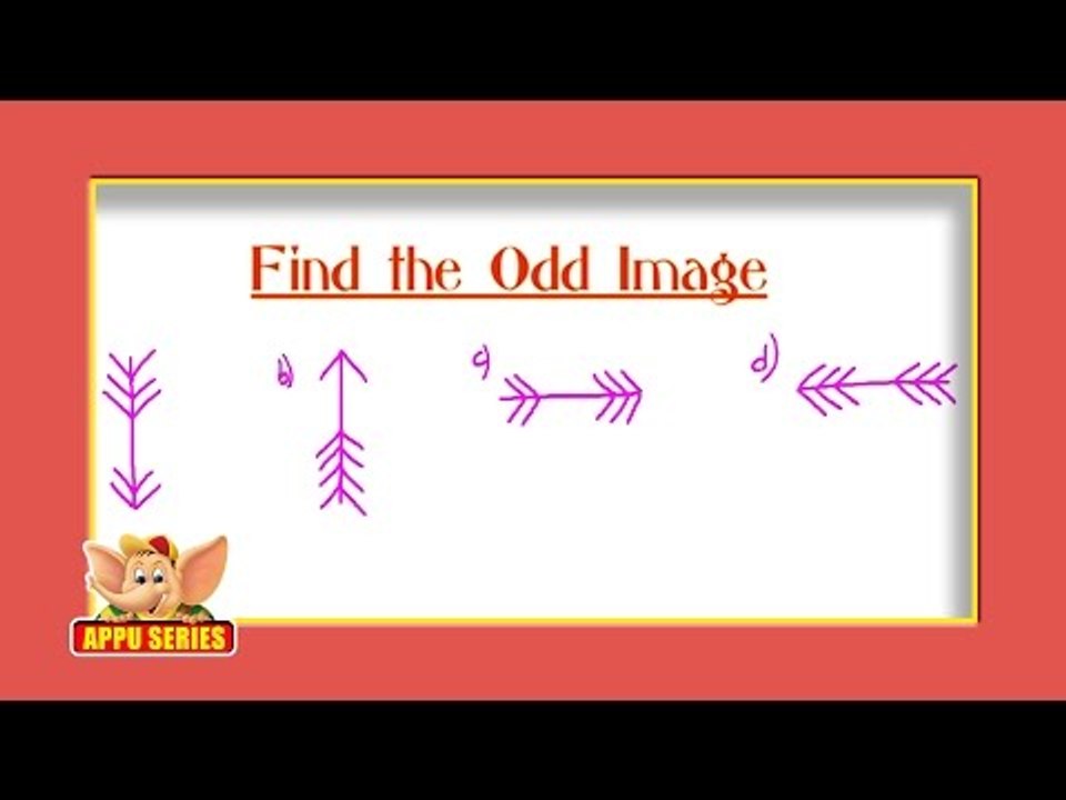 Odd Man Out Series - Find the Odd Arrow